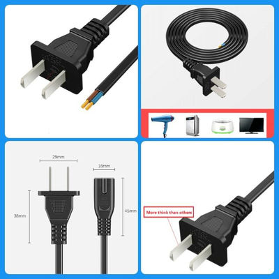 Kalite  2 Pin CCC Power Cord Electrical Two Core Plug For Audio Home Appliances Fabrika